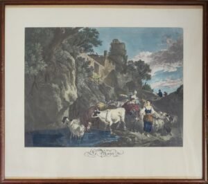 GRABADO FRANCÉS SIGLO XVIII