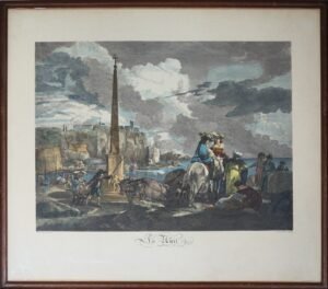 GRABADO FRANCÉS SIGLO XVIII